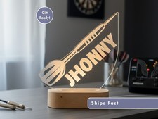 Personalized Dart Night Light